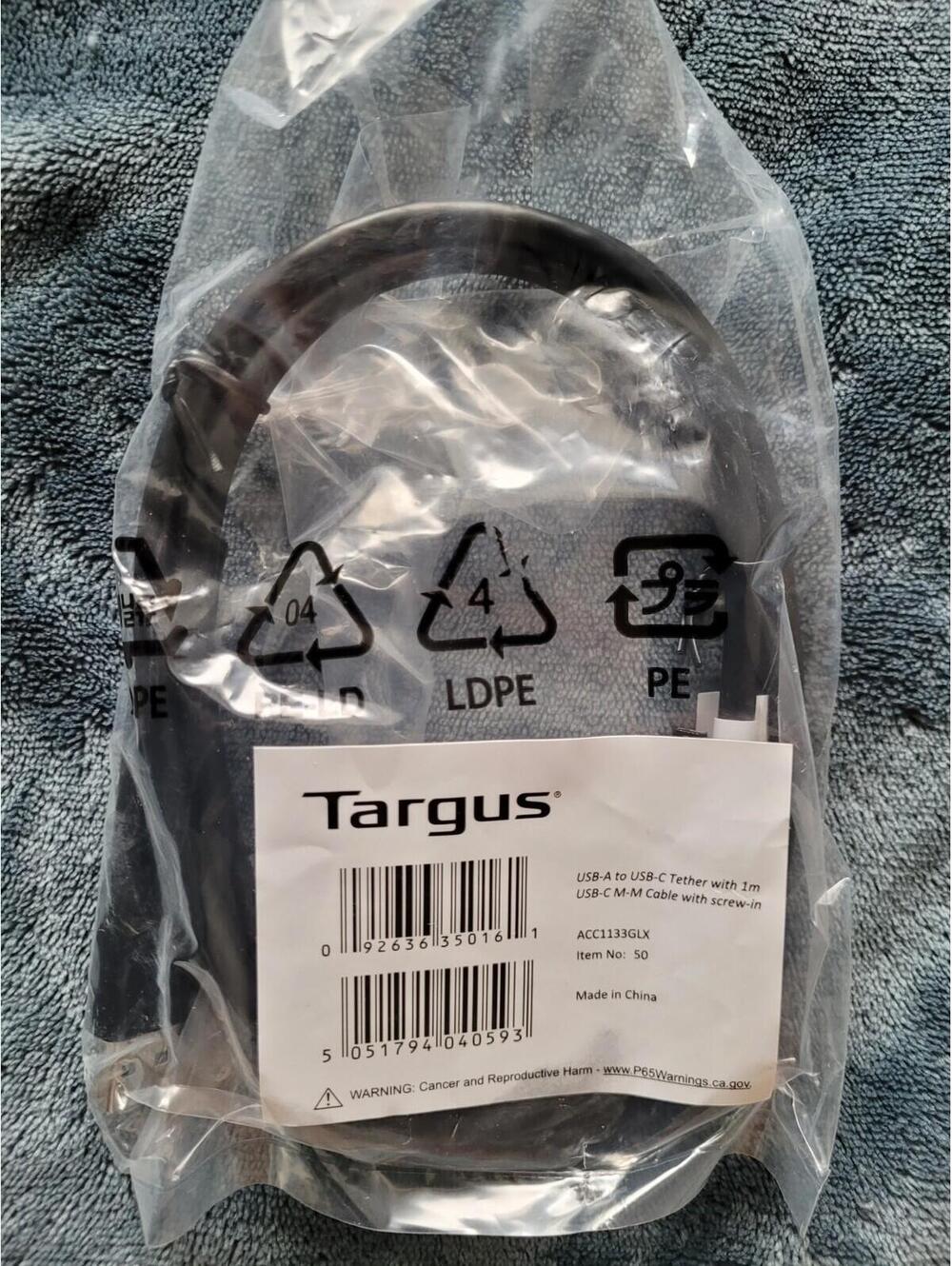 Targus  USB-C Dual 4K 100W PD Docking station DOCK182-A1  DOCK182GLZ-40 - Picture 2 of 8